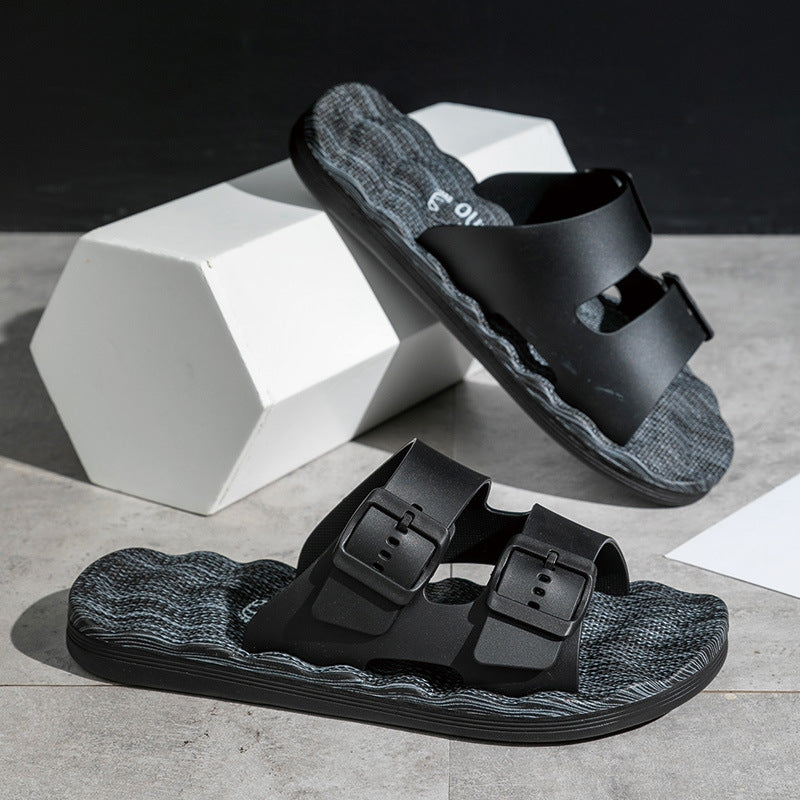Zapatillas de plataforma antideslizantes y resistentes al desgaste para hombre