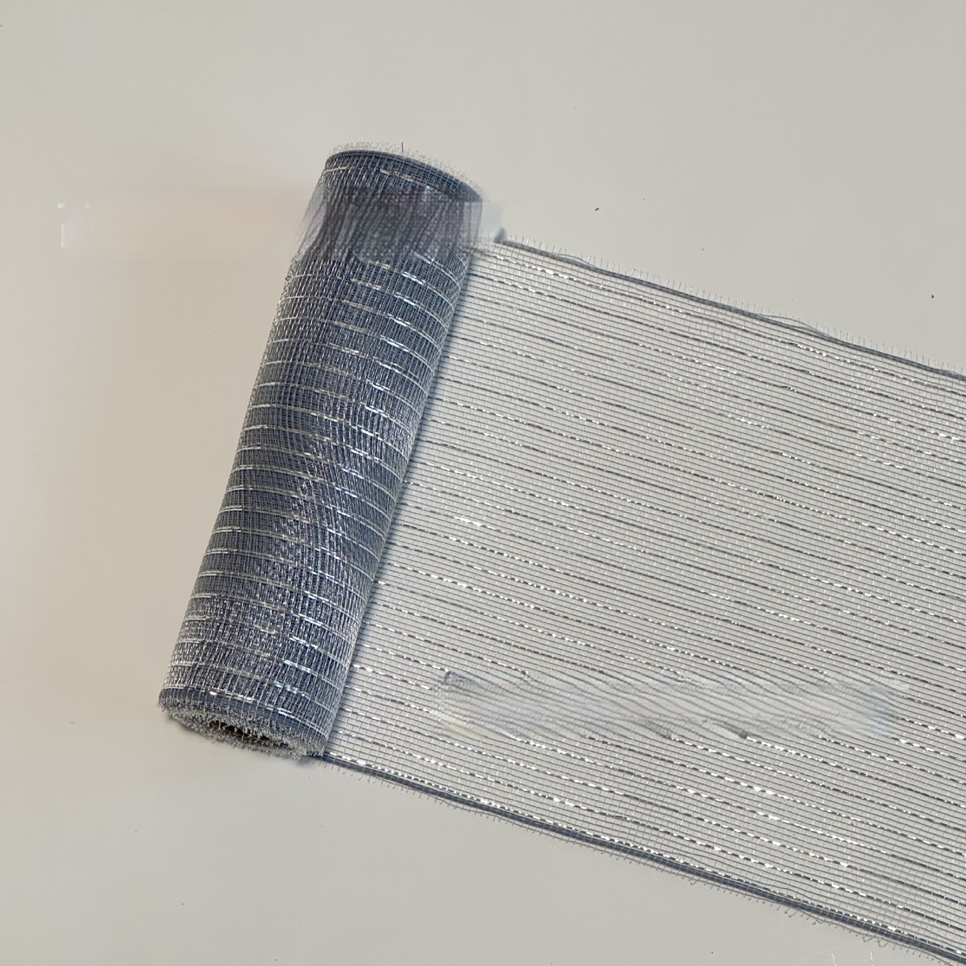 Julgransdekoration Sidenband Färgade band Julscenlayout Nät Rosett Hänge Garnremsa