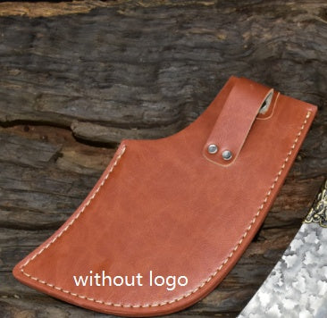 Handsmidd kökskniv för både kött och grönsaker, tillverkad i 7CR17MOV-stål med hög korrosionsbeständighet och god skärpehållning.