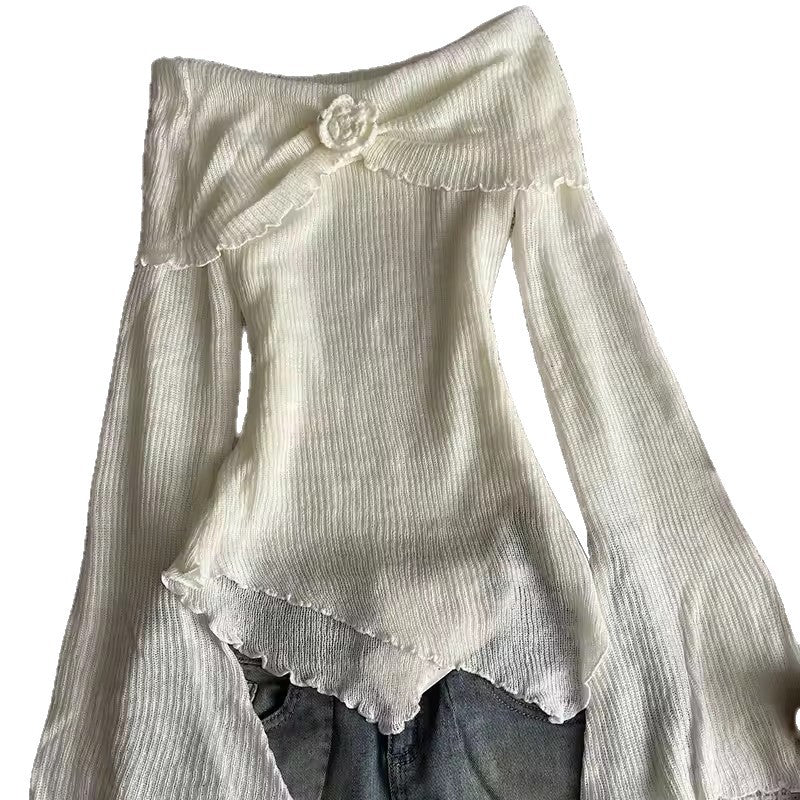 Blusa camisera floral 3D para mujer, favorecedora y estilizada
