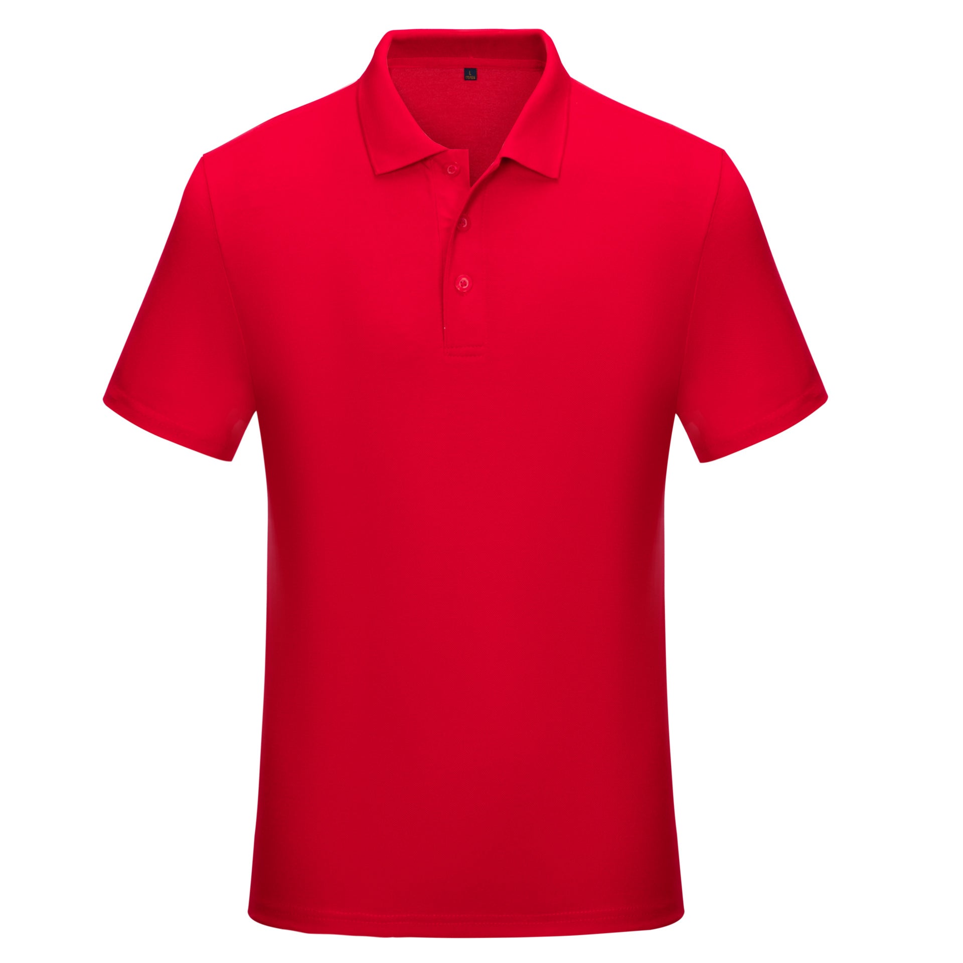 Polo fino de uniforme para oficina de color liso
