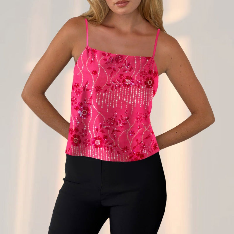 Dopamina top bandeau sin mangas de color para mujer