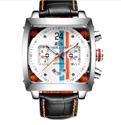 En elegant diamantinspirerad klocka med stålband och klassisk kvartsdesign