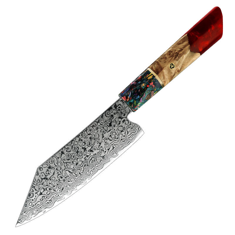 Damascus Steel Kitchen Knife Chef Cutting Knife Universal Knife Household Slice