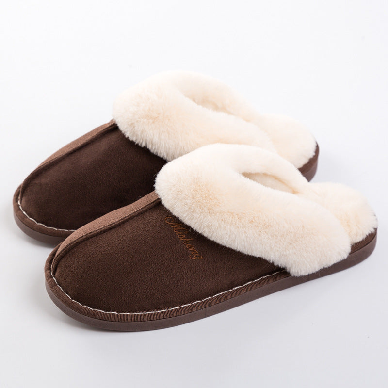 Pantuflas impermeables y antideslizantes para casa de otoño e invierno