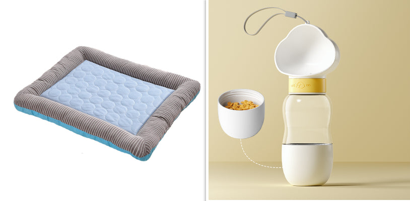 Denna svalkande kudde för husdjur är tillverkad av högteknologiskt kylande tyg 