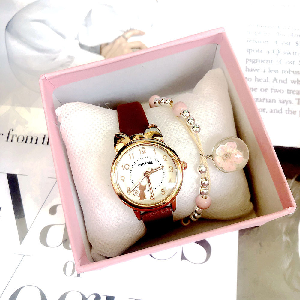 Barnens analoga kvarts elektroniska vattentäta klocka