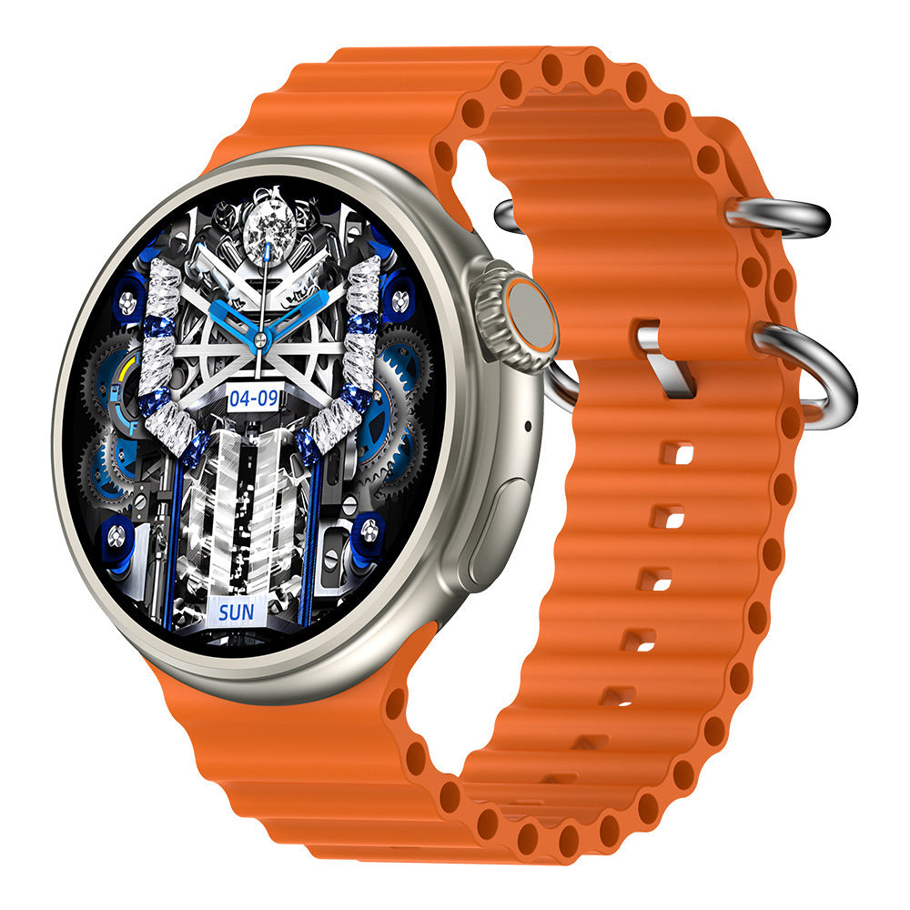 Smartklocka Jerry andra generationer med pekknappsstyrning och AMOLED-skärm.