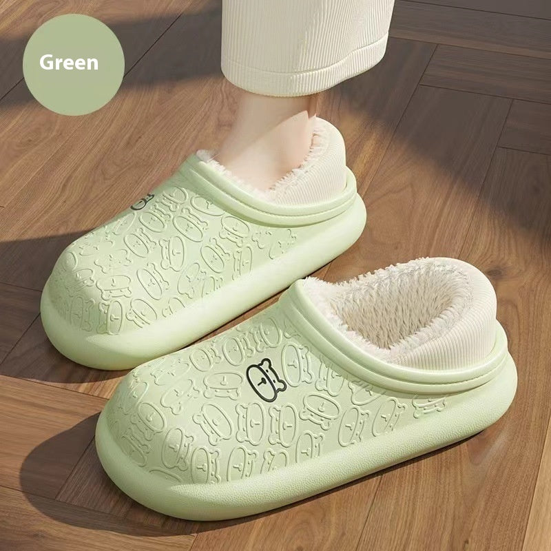 Pantuflas de Algodón para Mujer para Interior, Otoño e Invierno