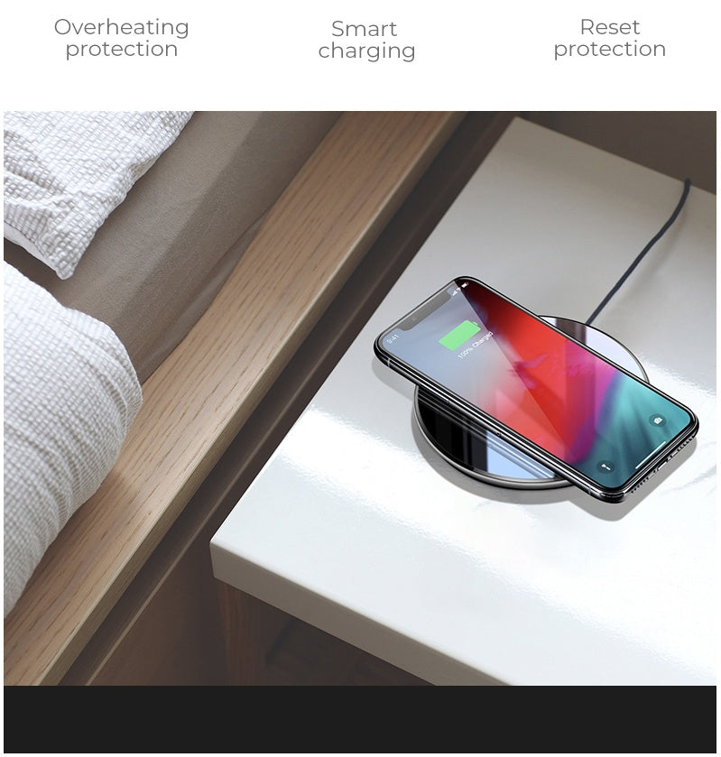 QI wireless charger smooth 15w