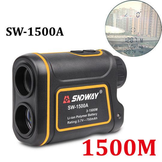 Handhållen avståndsmätare för utomhusgolf