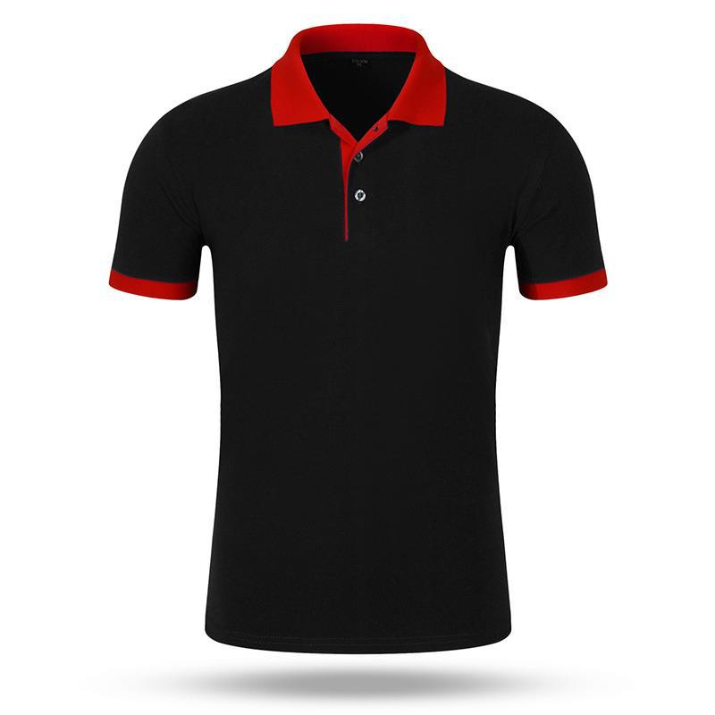 Camiseta publicitaria con cuello de color