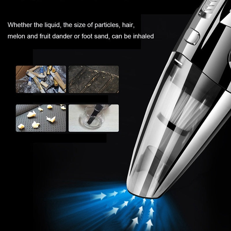 Bärbar uppladdningsbar dammsugare