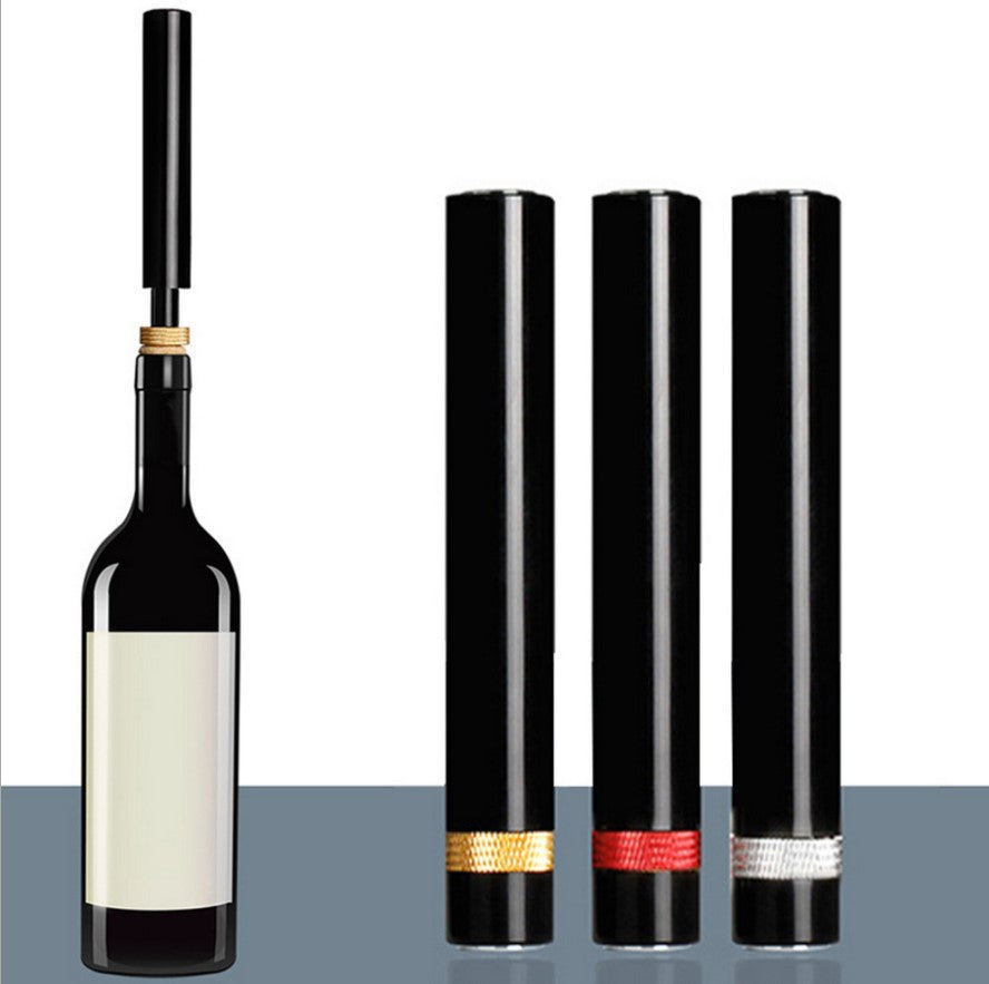 Tire-bouchon à vin à pression d’air avec aiguille, style rouge à lèvres, 3 couleurs