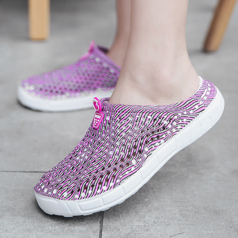 Zapatillas de mujer con aberturas