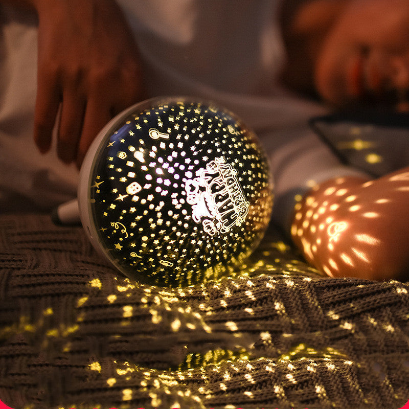 Roterande stjärnljusprojektionslampa