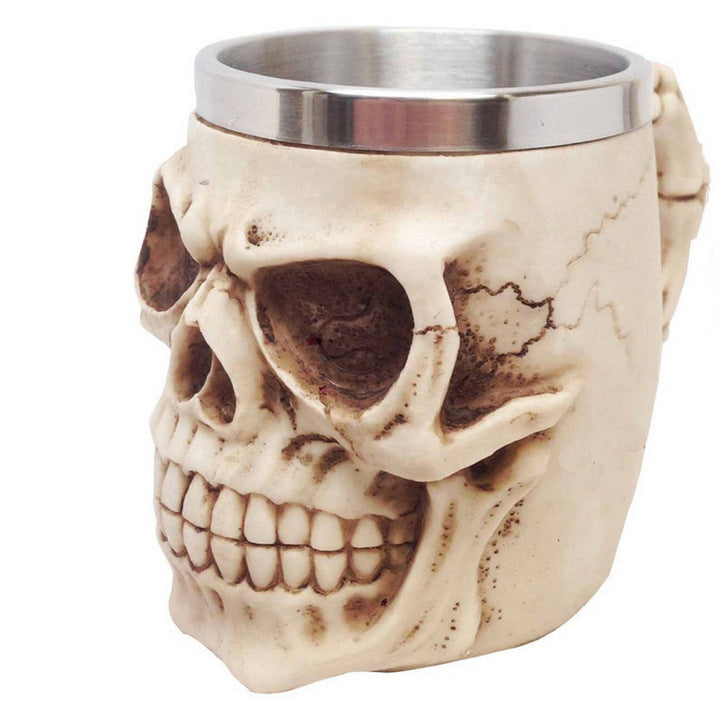 Tazas de café con calavera 3D de 400 ml