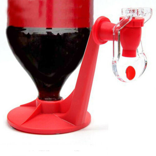 Der magische Wasserhahn: Umgedrehter Getränkespender aus Kunststoff in Form einer Colaflasche – ideal für Haushalt, Sommerpartys und Küche