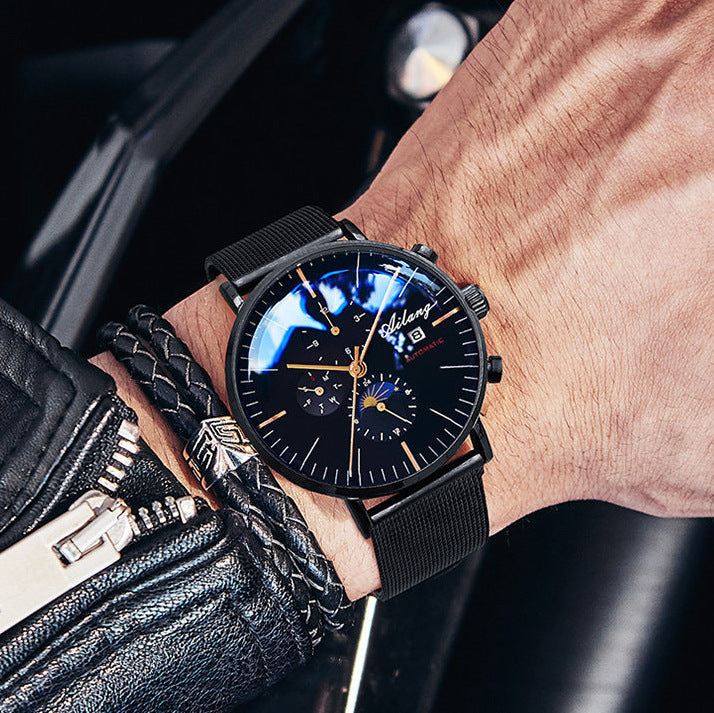 För dig som vill ha en robust, vattentät och mångsidig herrklocka