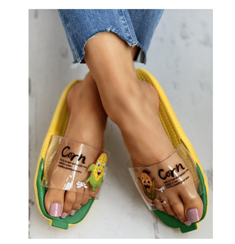 Hogar Hogar Zapatillas de baño antideslizantes con fruta para mujer, bonitas