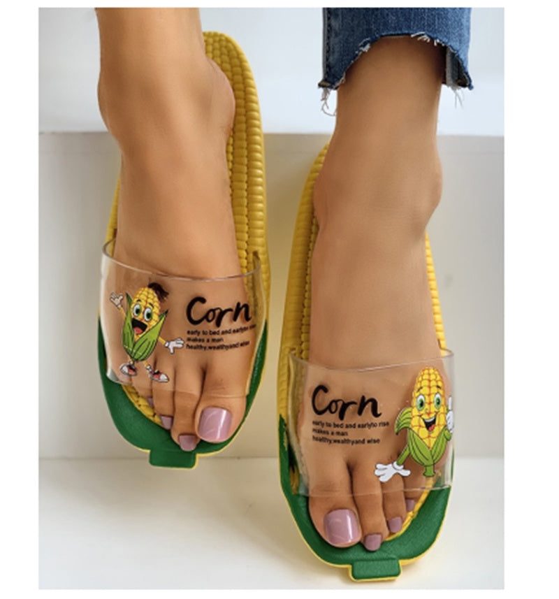 Hogar Hogar Zapatillas de baño antideslizantes con fruta para mujer, bonitas