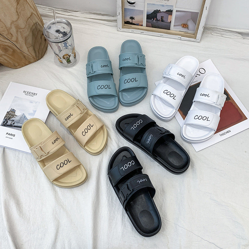 Sandalias y chanclas planas de mujer de moda