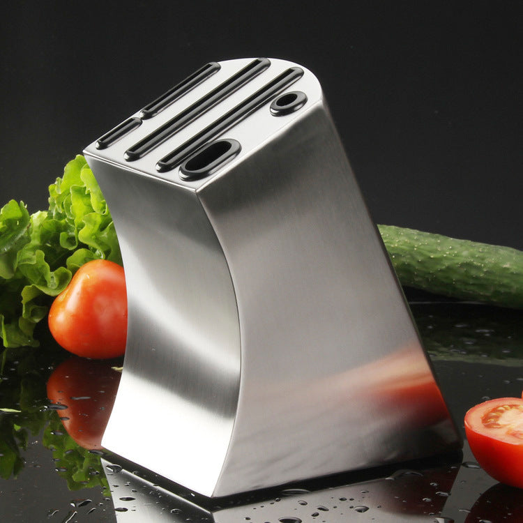 Multifunctional Stainless Steel Kitchen Knife Holder