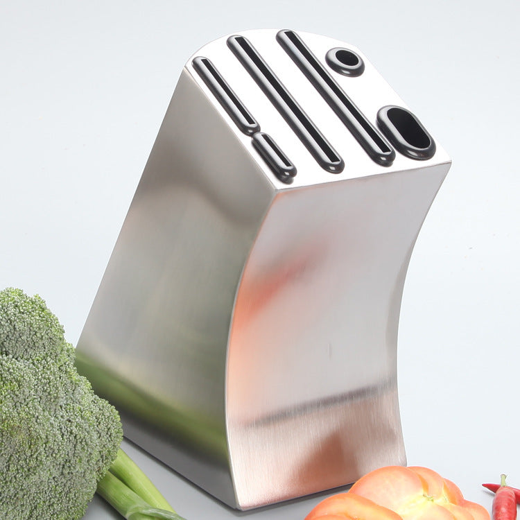 Multifunctional Stainless Steel Kitchen Knife Holder
