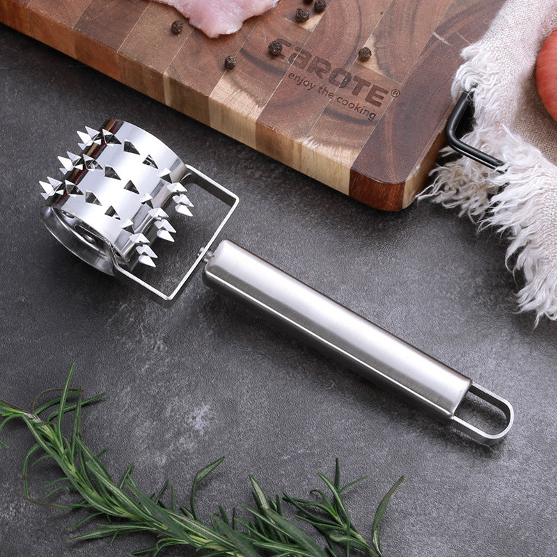 Stainless Steel Meat Tenderizer, Meat Tenderizer, Meat Mincer, Steak Meat Wheel