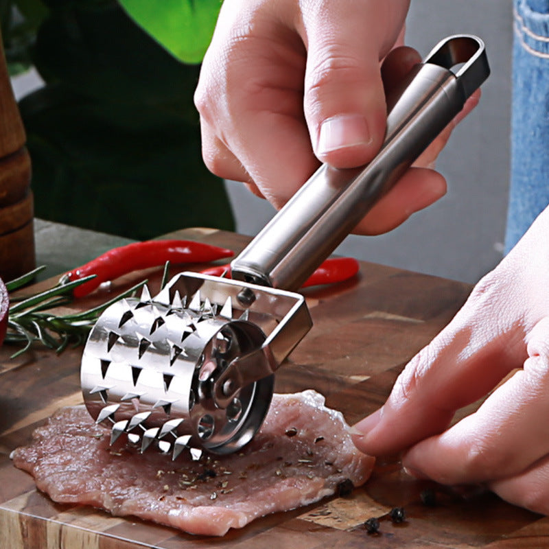 Stainless Steel Meat Tenderizer, Meat Tenderizer, Meat Mincer, Steak Meat Wheel