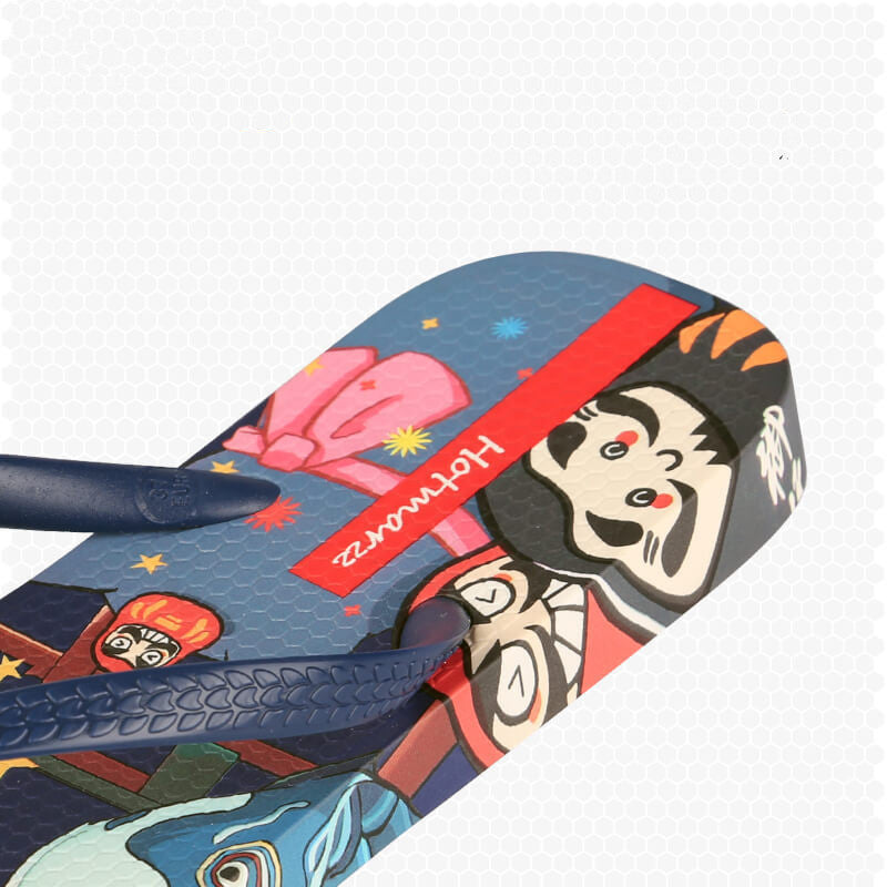 Tongs Black Horse pour femme, tendance mode, antidérapantes, style « net red »