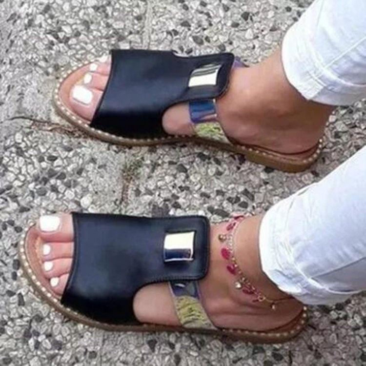 Sandalias planas y chanclas antideslizantes para mujer