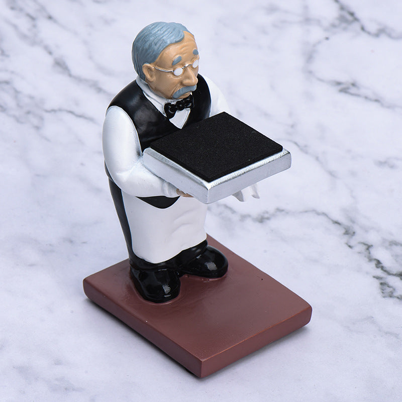 Dekorativt klockställ i farfar-design – för förvaring och display av armbandsur