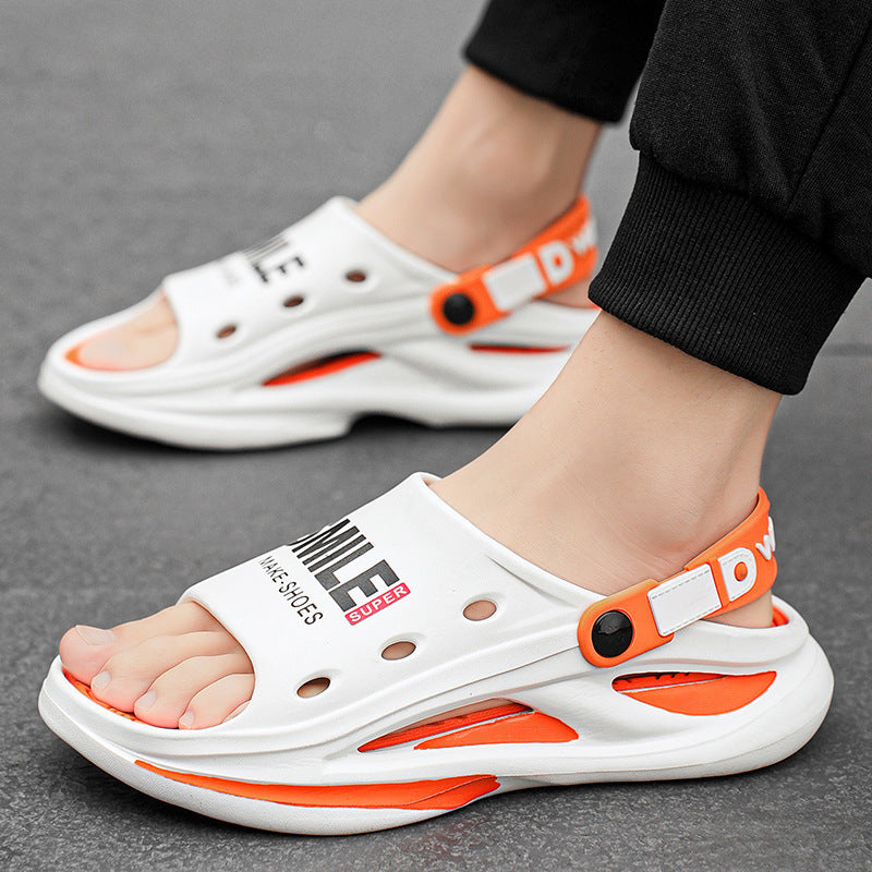Chanclas de playa EVA de verano para estudiantes, para exterior y conducción, talla grande