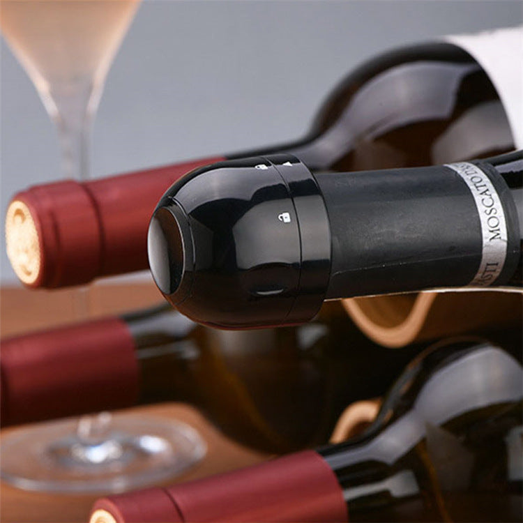 Tapón de silicona para botella de vino tinto al vacío, sellado al vacío, para mantener la frescura, herramientas de bar
