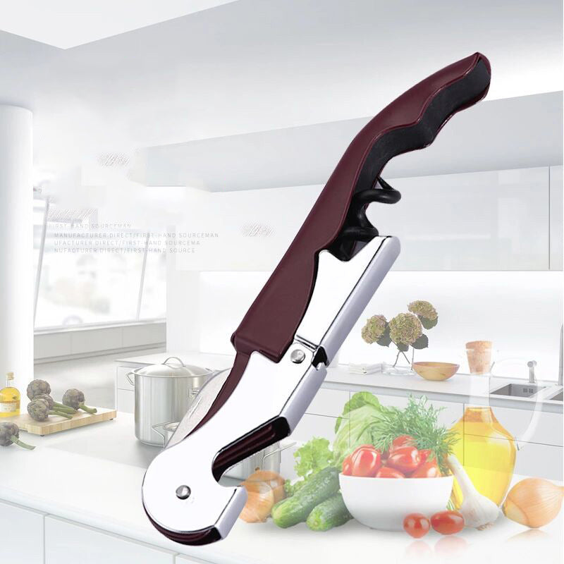 Creative Seahorse Knife Corkscrew Stainless Steel Household Wine Corkscrew Multifunctional Wine Opener