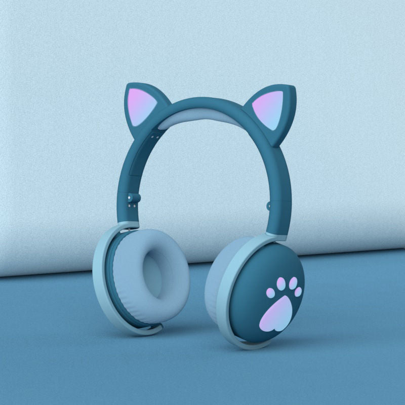 Lysande coola kattöra Bluetooth-headset