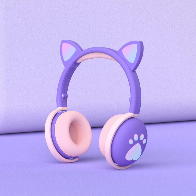 Lysande coola kattöra Bluetooth-headset