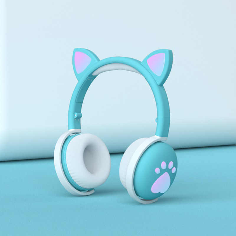Lysande coola kattöra Bluetooth-headset