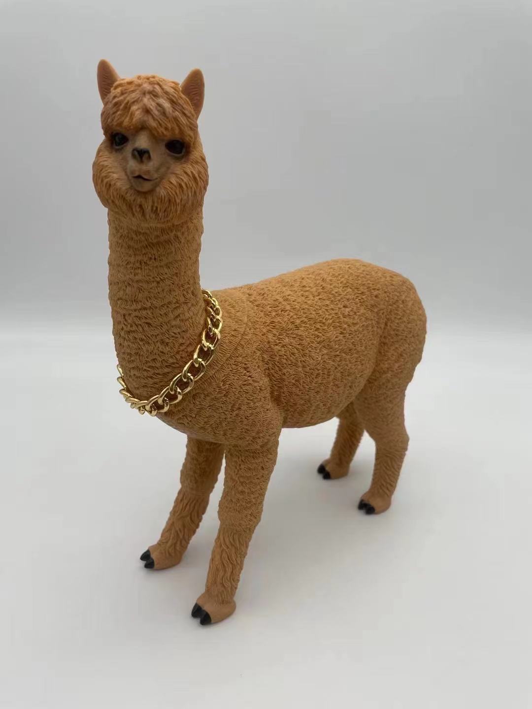 Bärbara Bluetooth-högtalare Tecknad Alpackakort FM-radio Trådlös musik Subwoofer Ljudlåda För PC Dator Ljudcenter