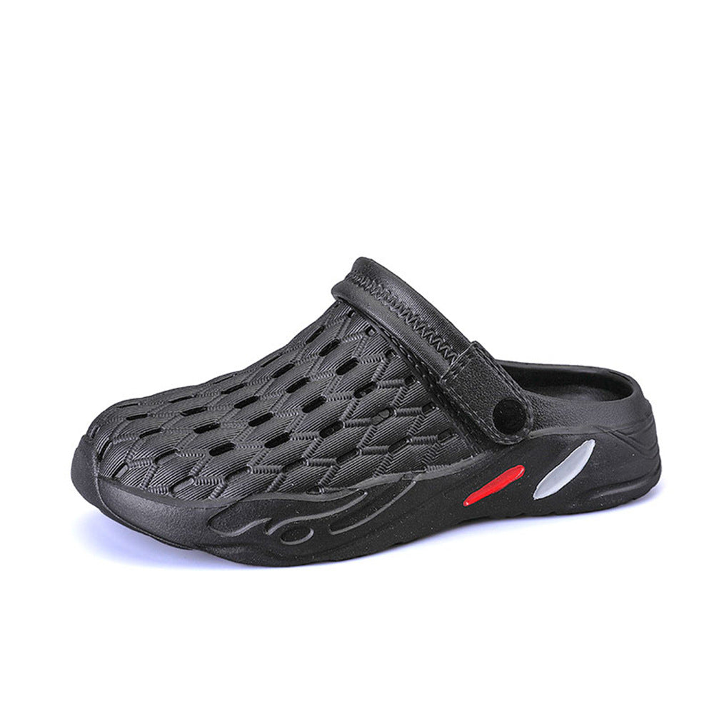 Dois Chinelo e Sandálias Masculinas Tamanho Grande Antiderrapante Moda para Uso Externo na Praia
