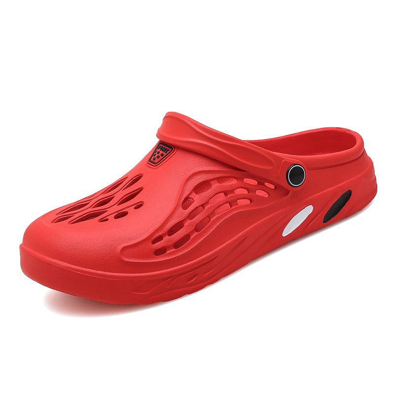Dois Chinelo e Sandálias Masculinas Tamanho Grande Antiderrapante Moda para Uso Externo na Praia