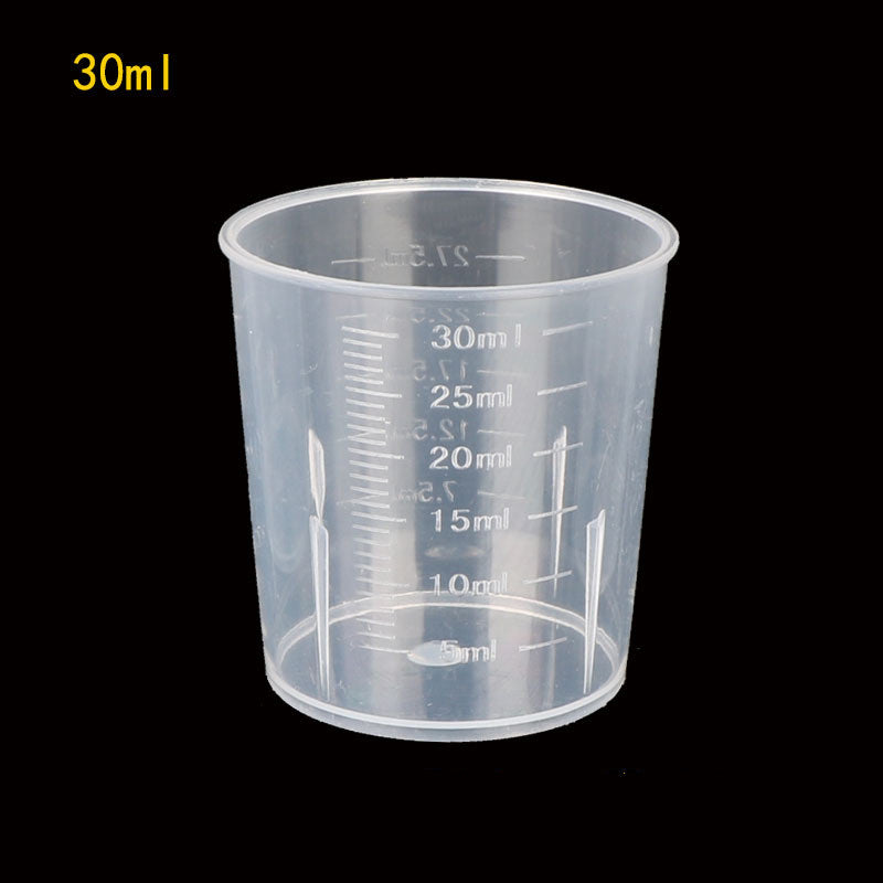 Baking plastic measuring cup