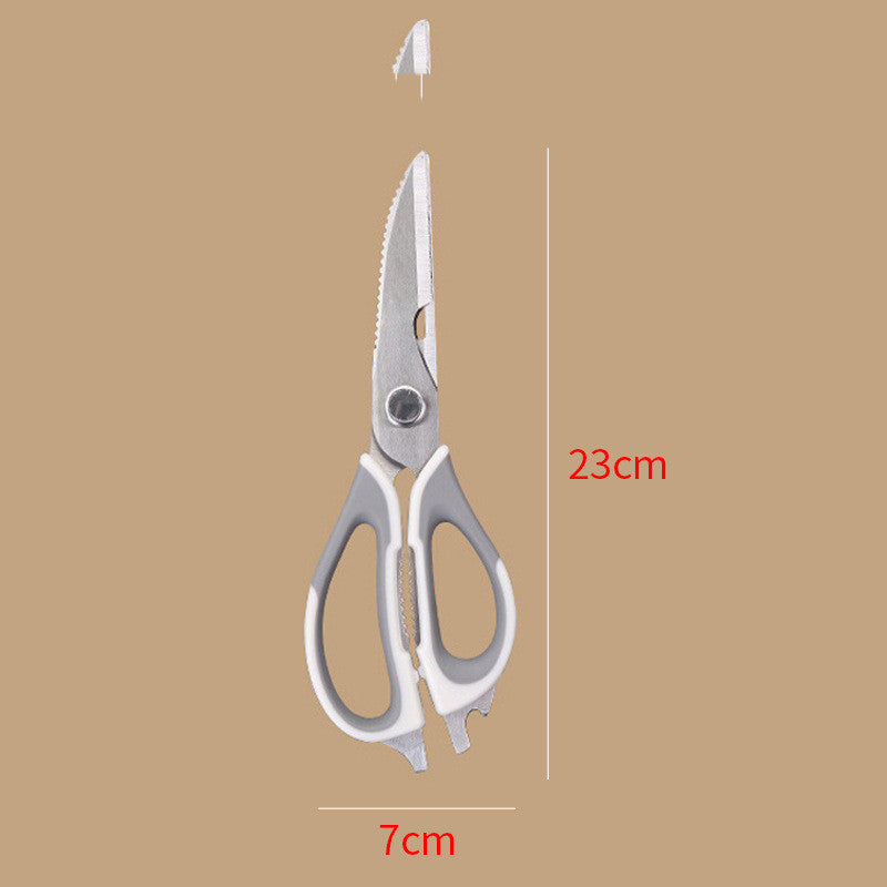 Household Stainless Steel Seafood Food Scissors Multifunctional Powerful Chicken Bone Scissors