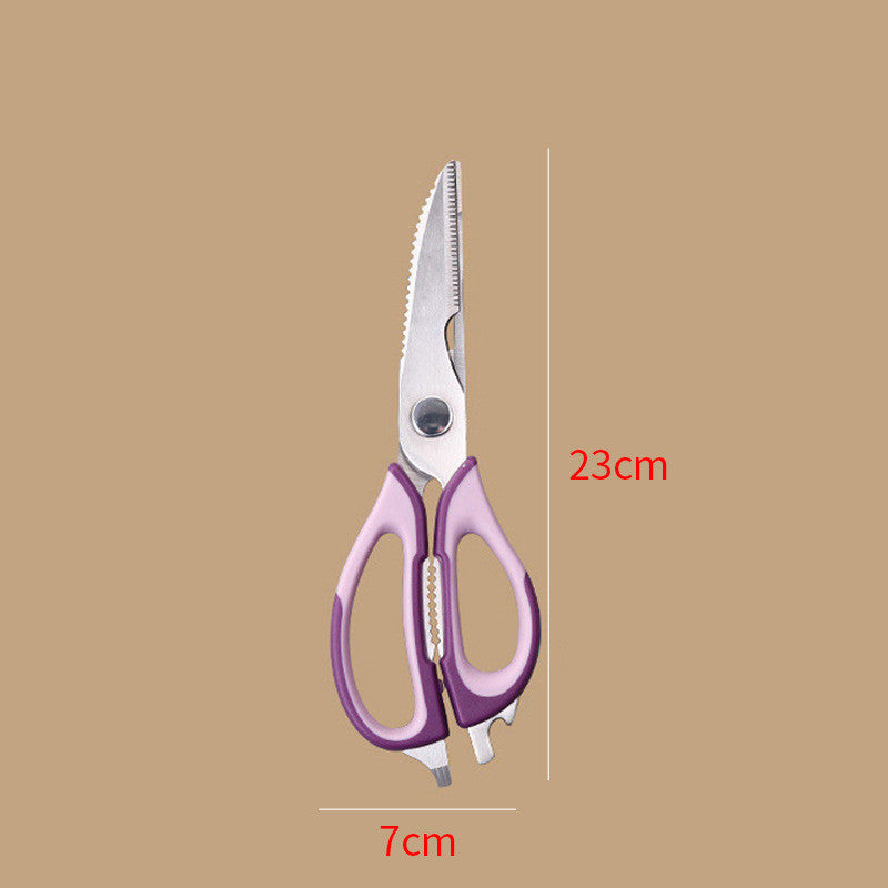 Household Stainless Steel Seafood Food Scissors Multifunctional Powerful Chicken Bone Scissors