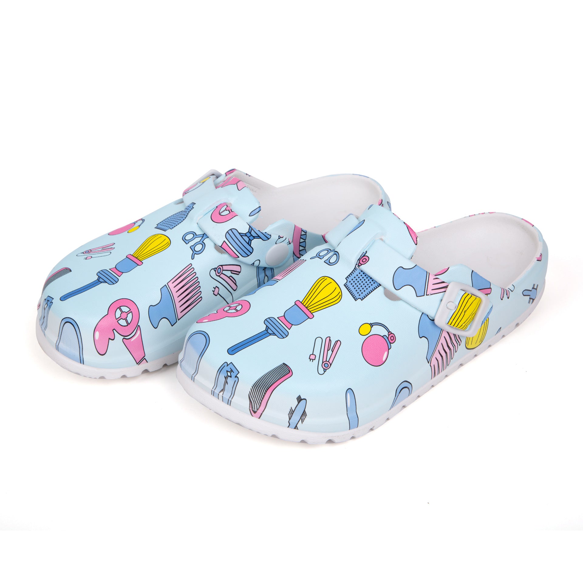 Zapatos creativos de enfermera con dibujos animados para mujer
