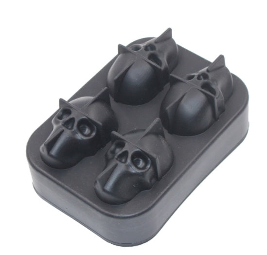 Moule en silicone 3D tête de mort créative pour glaçons, savon, bougies, sucre, pâtisserie et chocolat