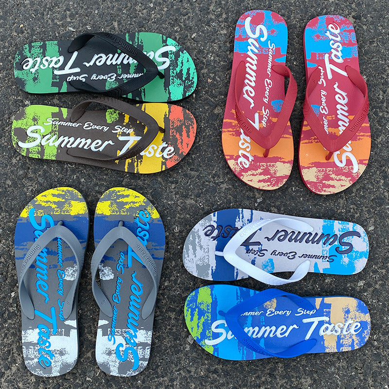Chanclas antideslizantes de moda para hombre con personalidad
