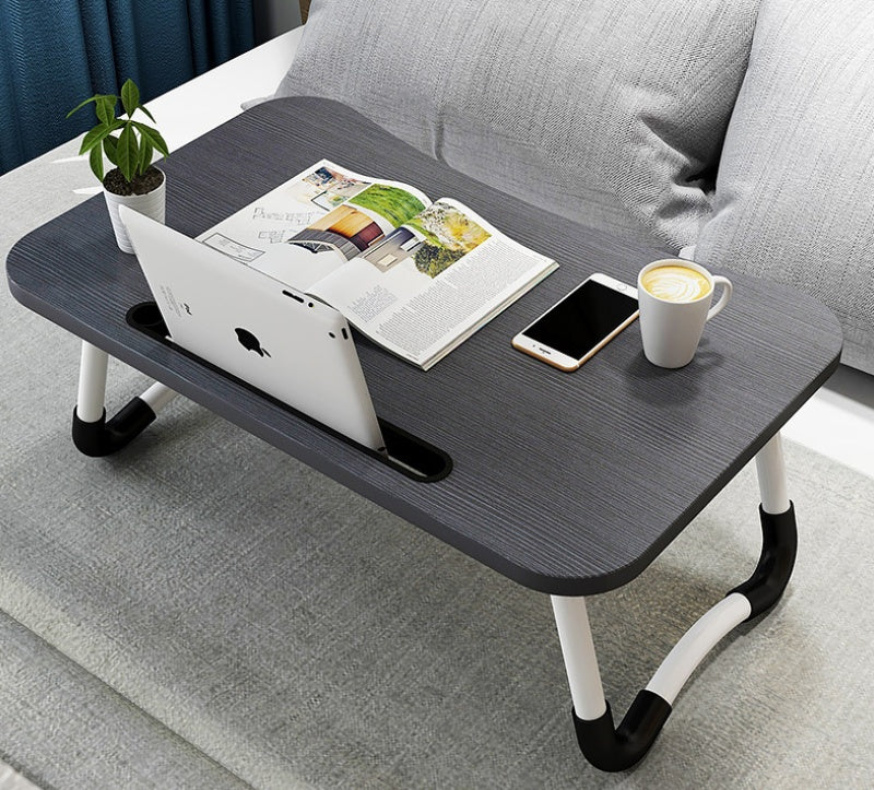 Notebook folding computer table