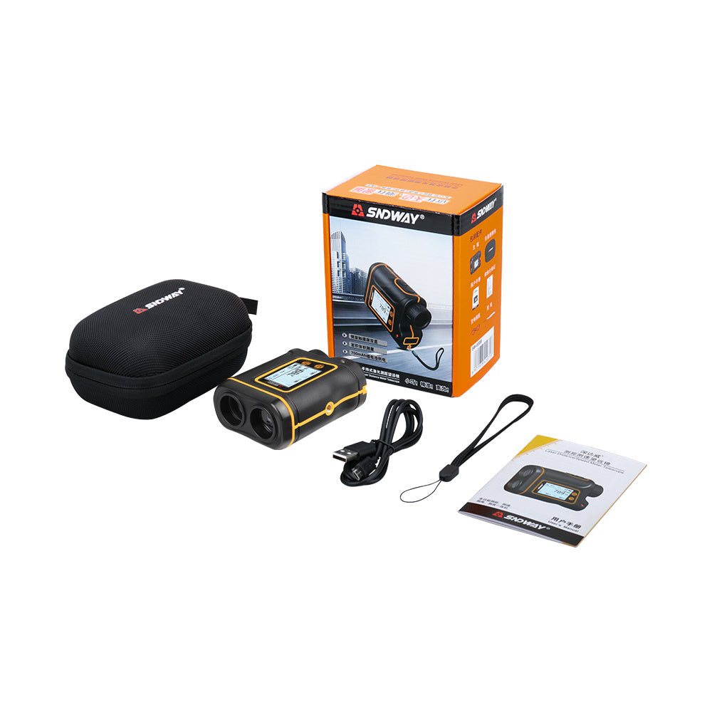 Handhållen avståndsmätare för utomhusgolf